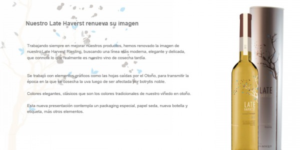 Press Report Nueva Imagen Late Harvest