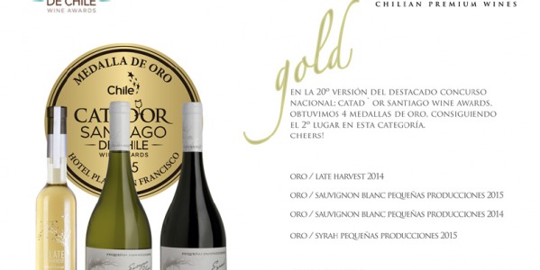 4 Medallas de Oro en Catador